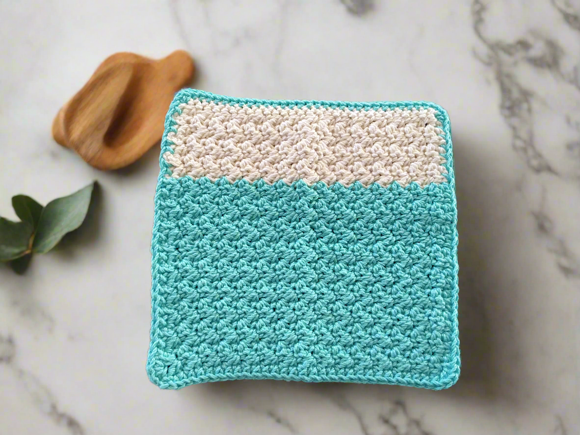 Dish cloth and wash cloth set