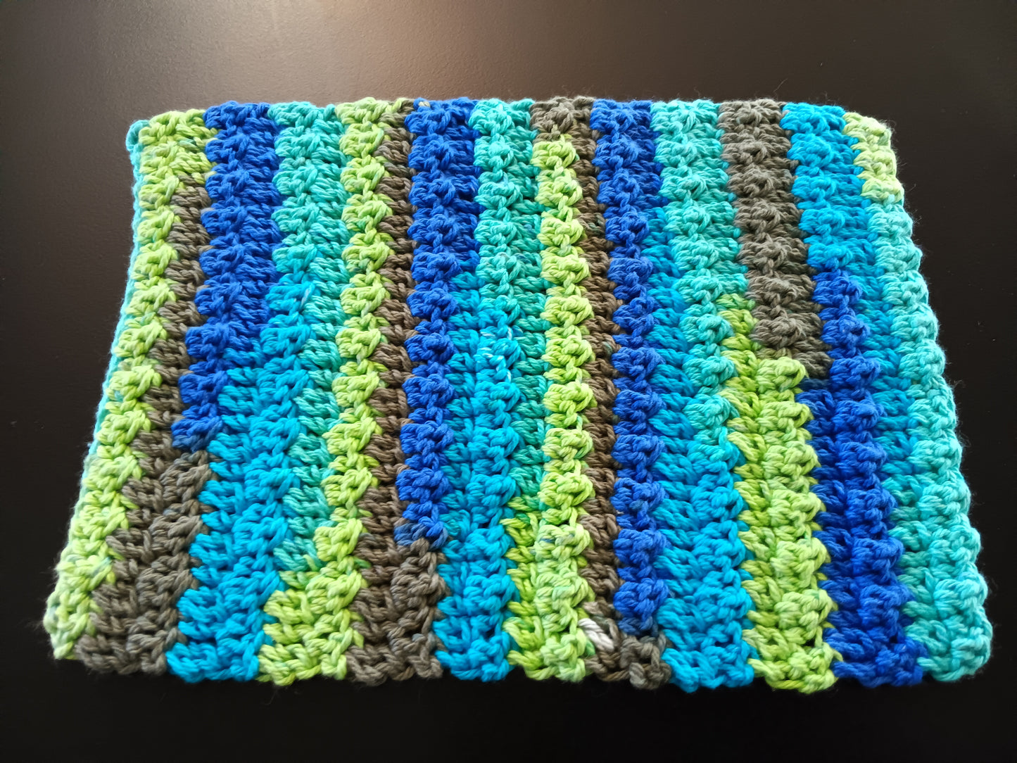 Spring blue and green wash and face scrubby set