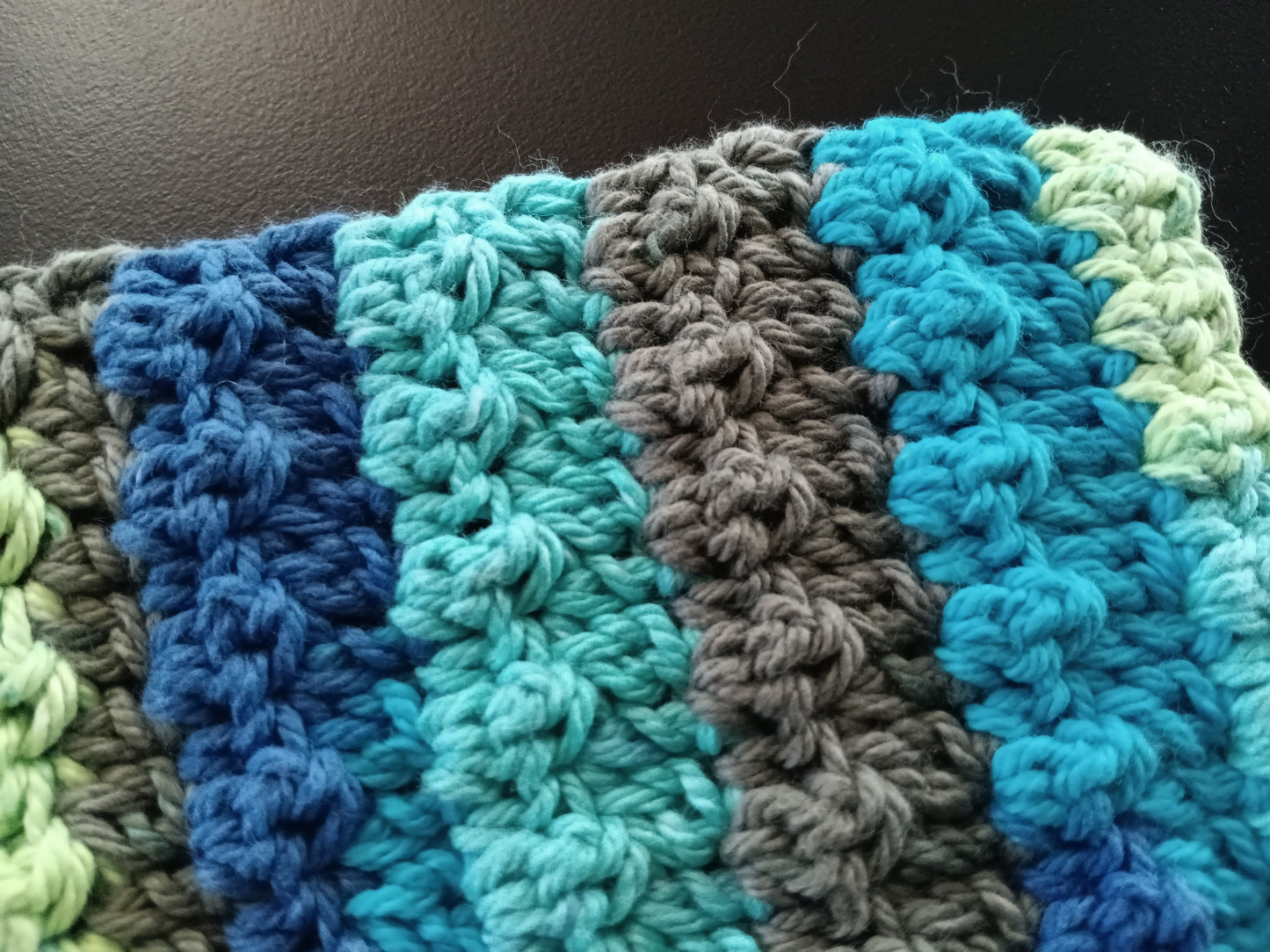 Spring blue and green wash and face scrubby set