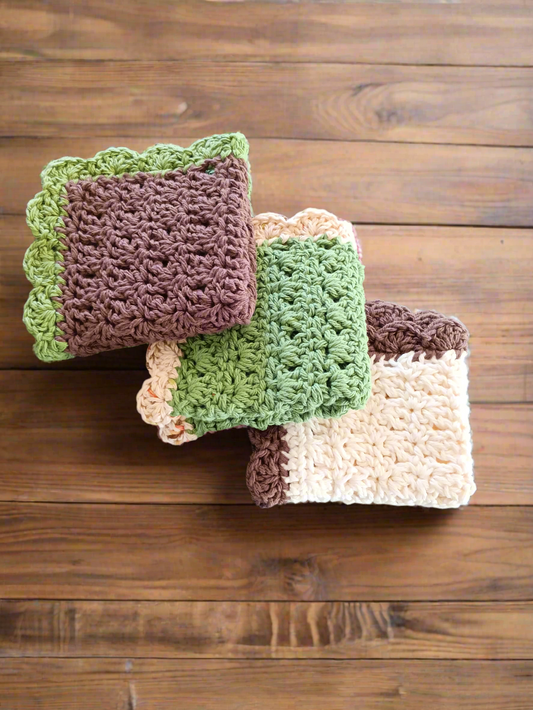 Vintage style wash cloths